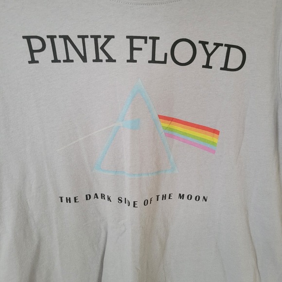 Torrid True Vintage Gray PINK FLOYD  Band Tee Top 0X Sz 12 Graphic Oversized NWT - Picture 2 of 5